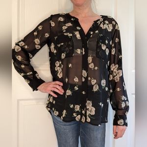 Collective Concepts | Rilo Button-Up Blouse | Black & Cream | S